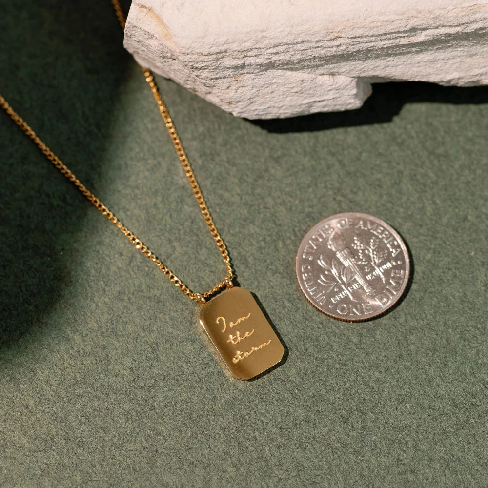 Beautiful Girl, You Can Do Hard Things - Necklace - Image 6