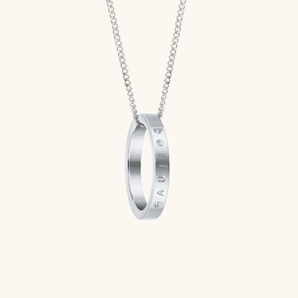 Believe  - Fidget Ring Necklace - Image 9