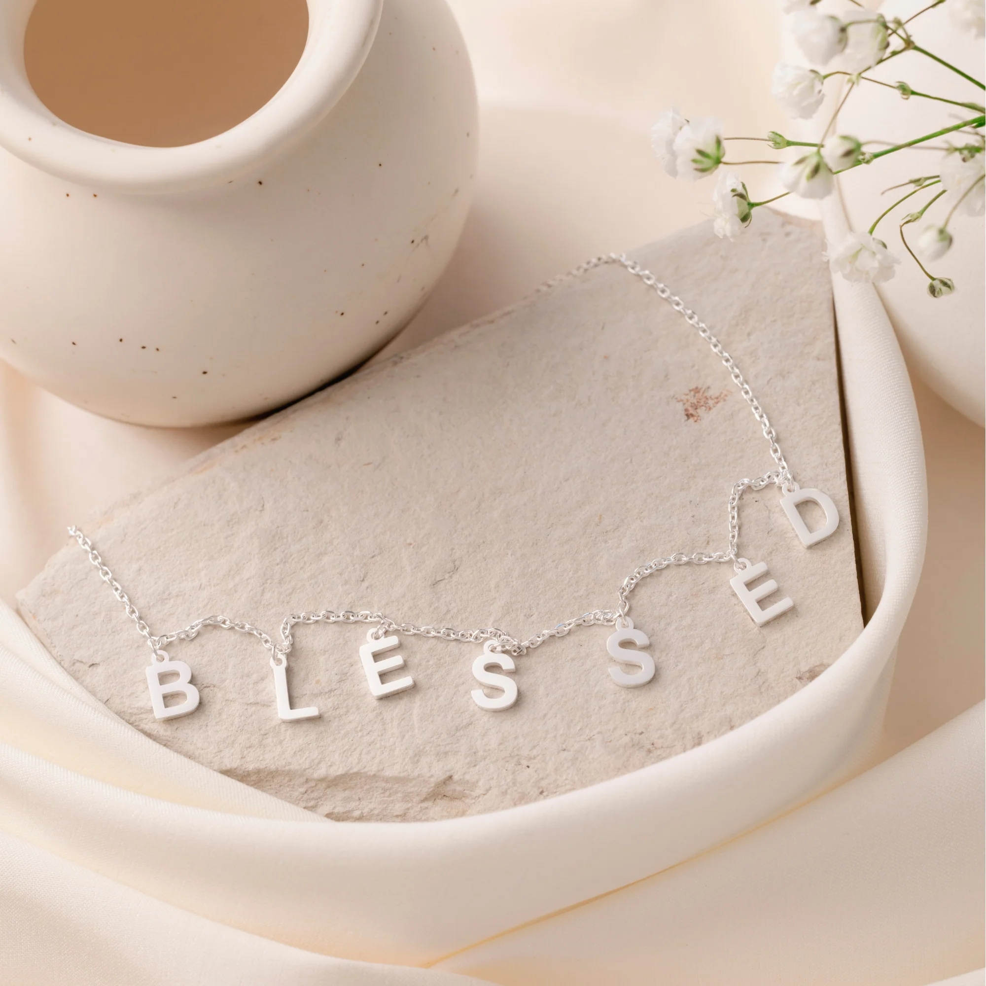 Blessed - Letter Chain necklace - Image 6
