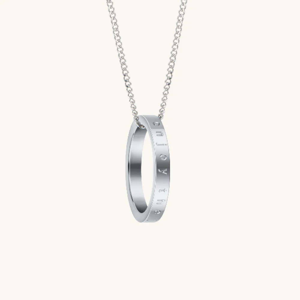Enjoy The Journey - Fidget Ring Necklace - Image 11
