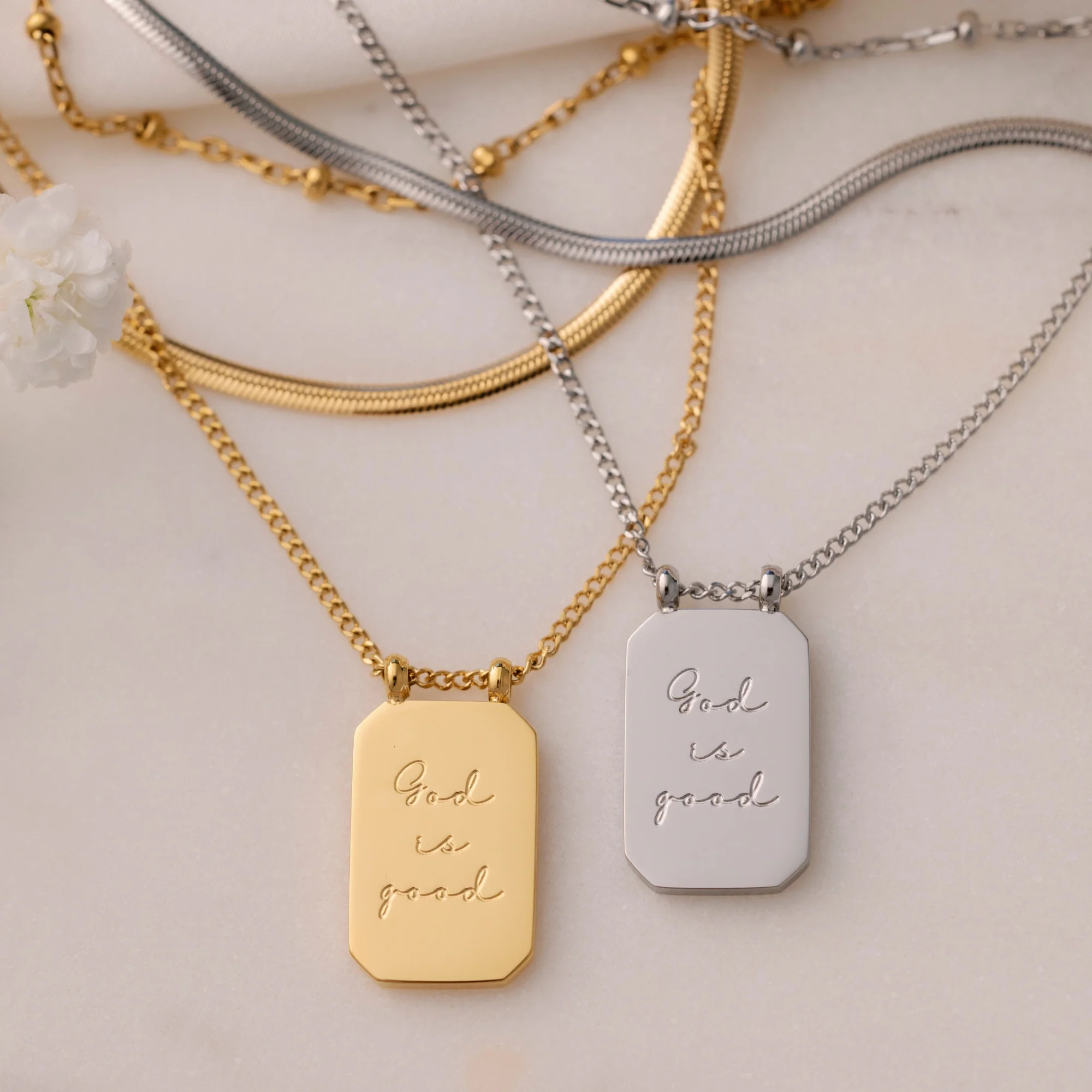 God Is Good - Layered Necklace - Image 3