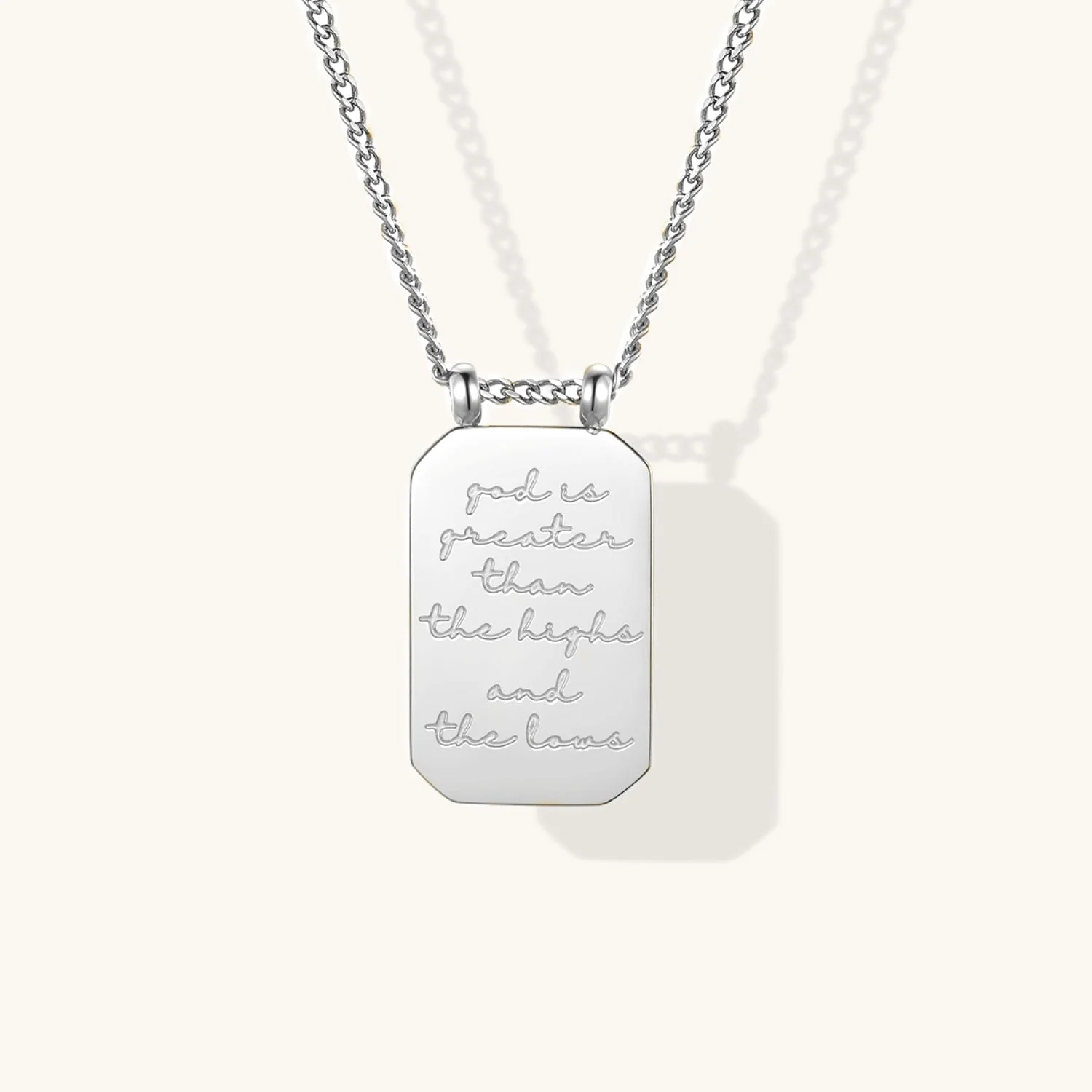 God Is Greater Than The Highs And The Lows - Necklace - Image 2