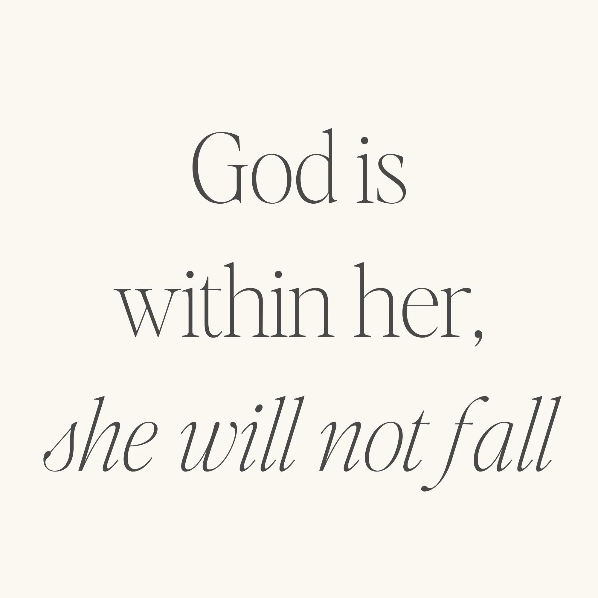God Is Within Her, She Will Not Fall - Image 5