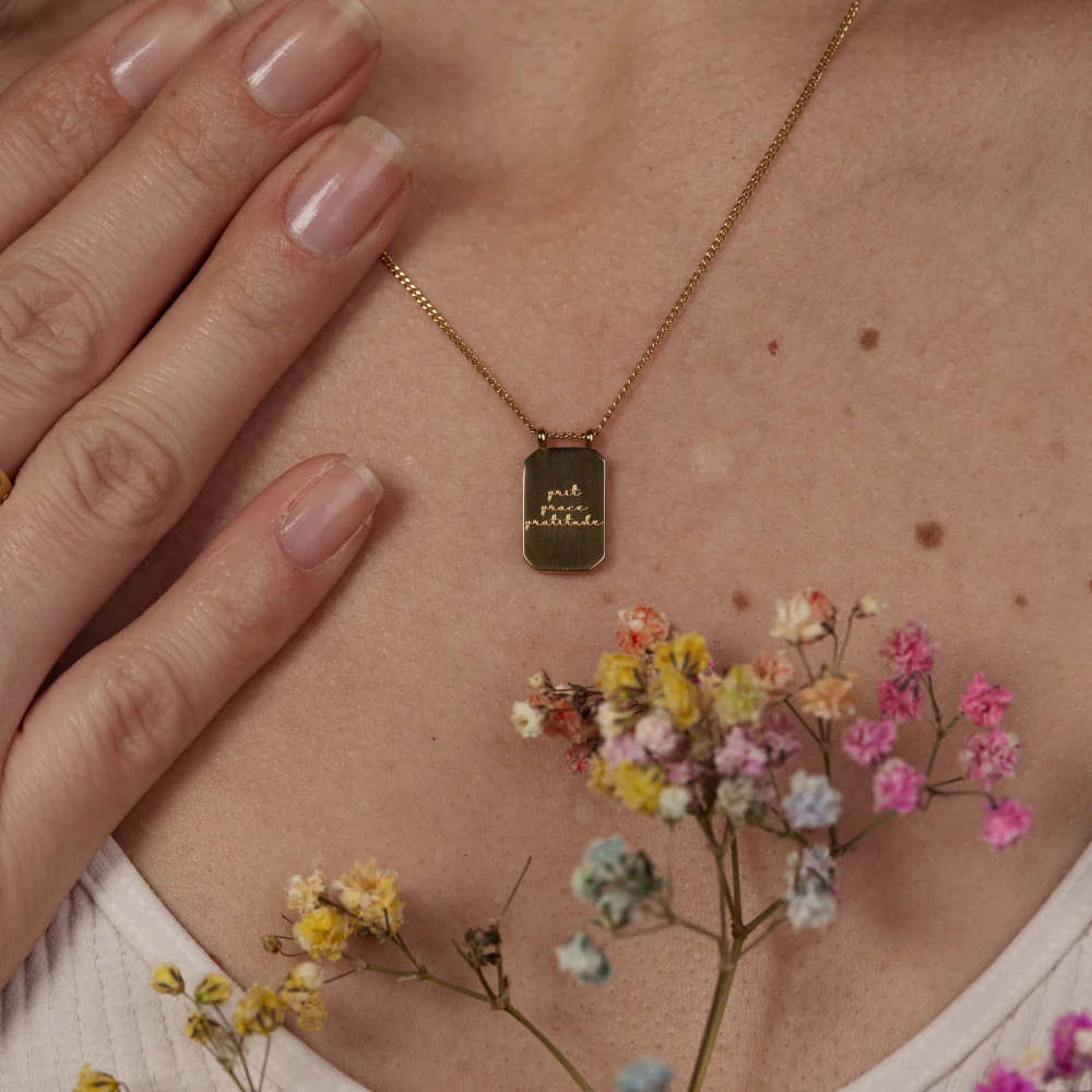 Grit Grace Gratitude - Necklace - Image 8