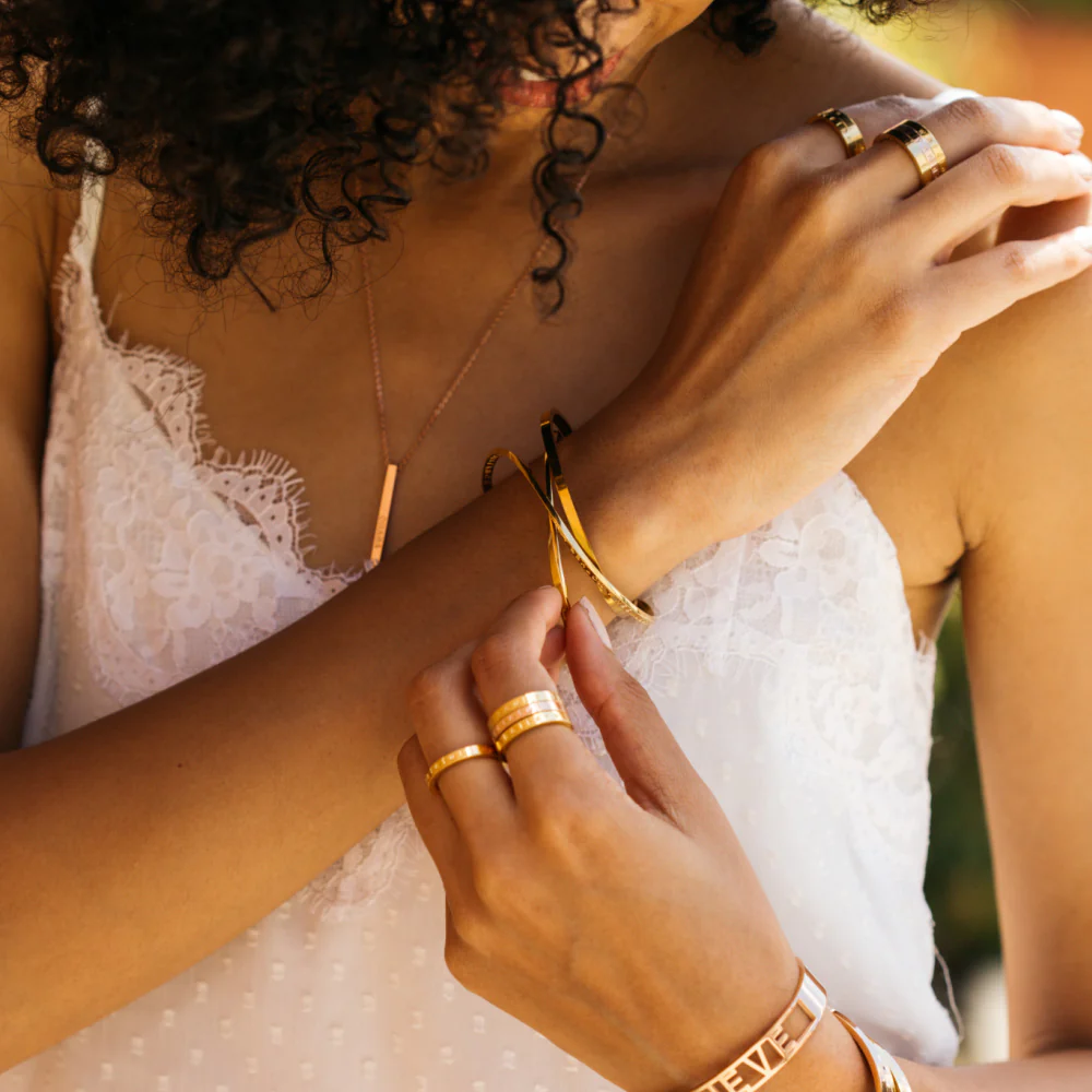Beautiful Girl, You Can Do Hard Things - Infinity Cuff - Image 7