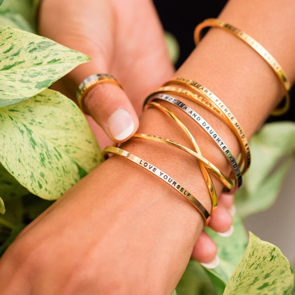 Beautiful Girl, You Can Do Hard Things - Infinity Cuff - Image 8