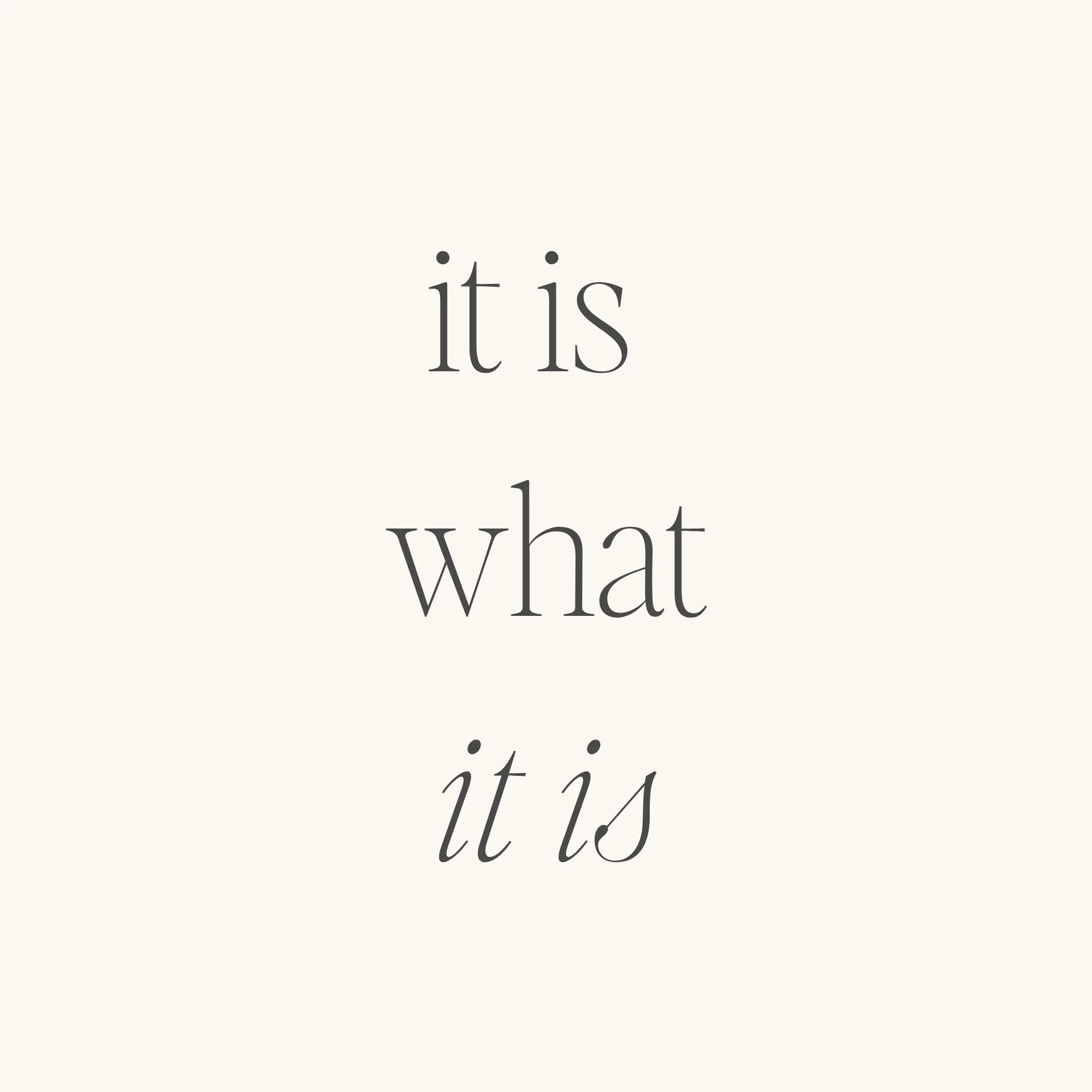 It Is What It Is - Rose Gold - Image 2