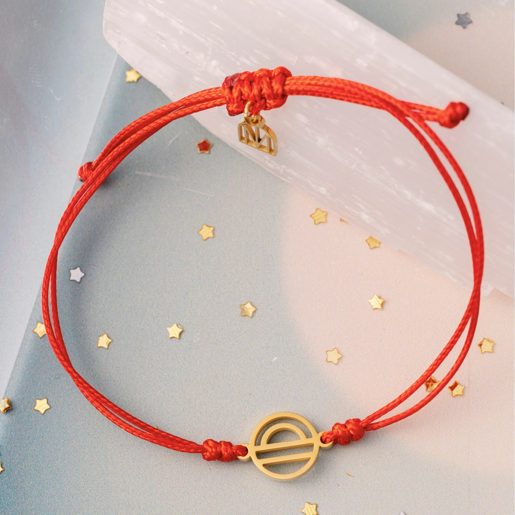 Libra Zodiac Thread Bracelet - Image 4