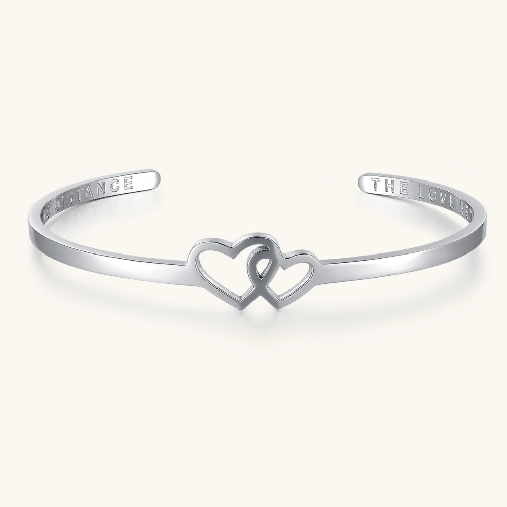 The Love Between A Mother And Daughter Knows No Distance - Heart Bracelet - Image 2