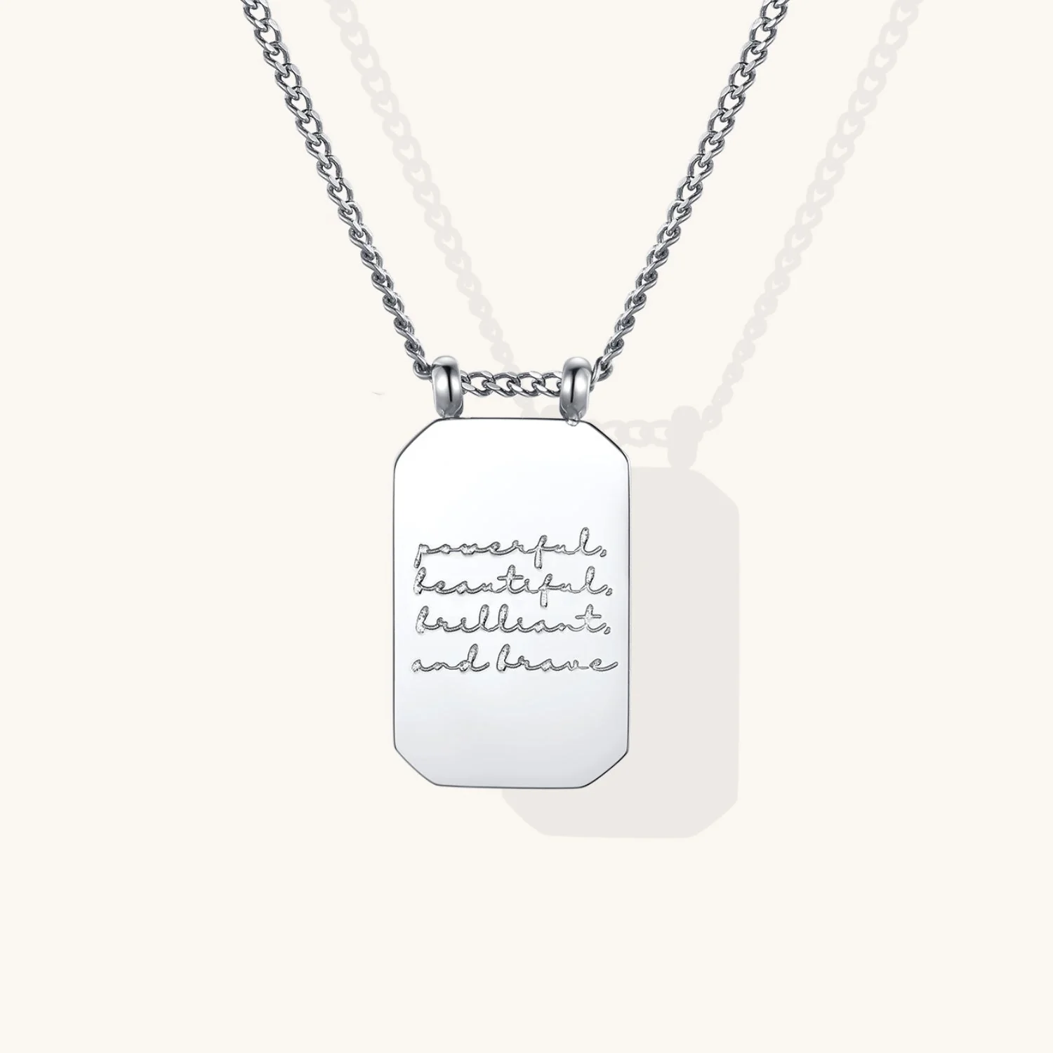 Powerful, Beautiful, Brilliant, and Brave - Necklace - Image 2