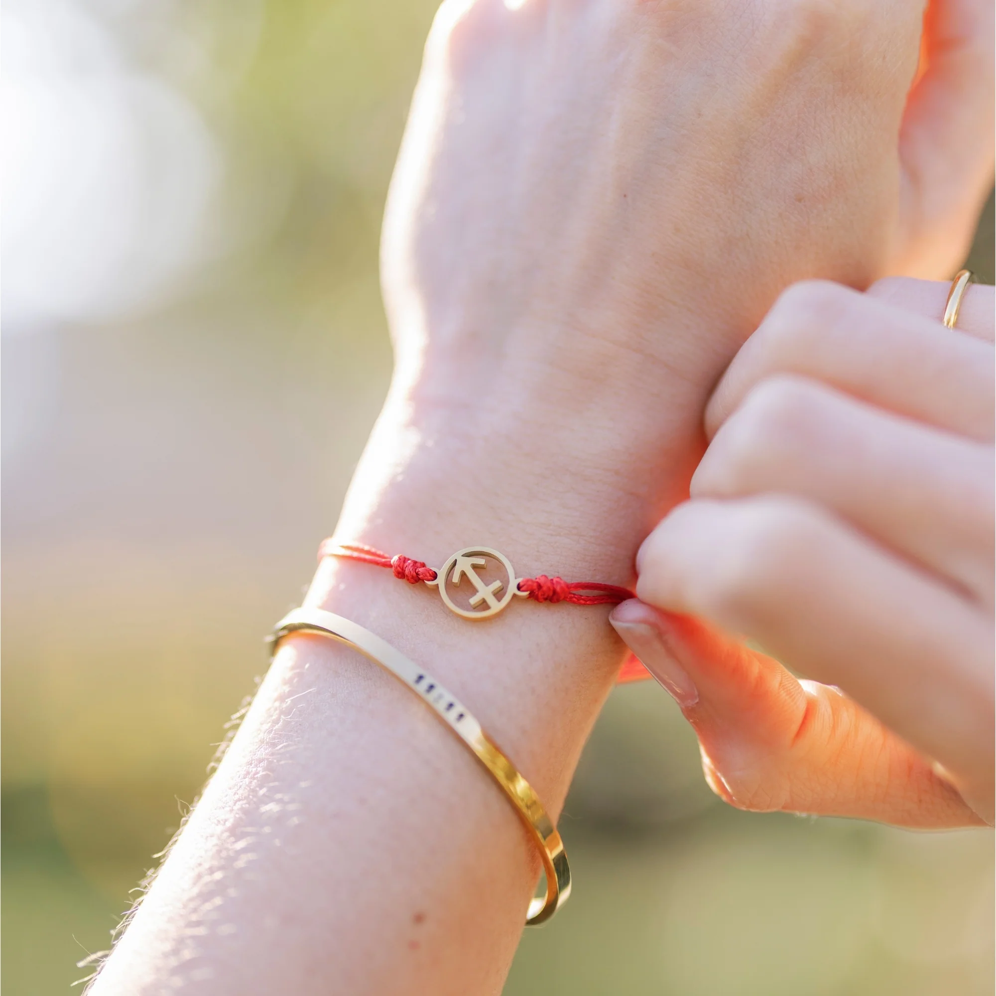Sagittarius Zodiac Thread Bracelet - Image 3
