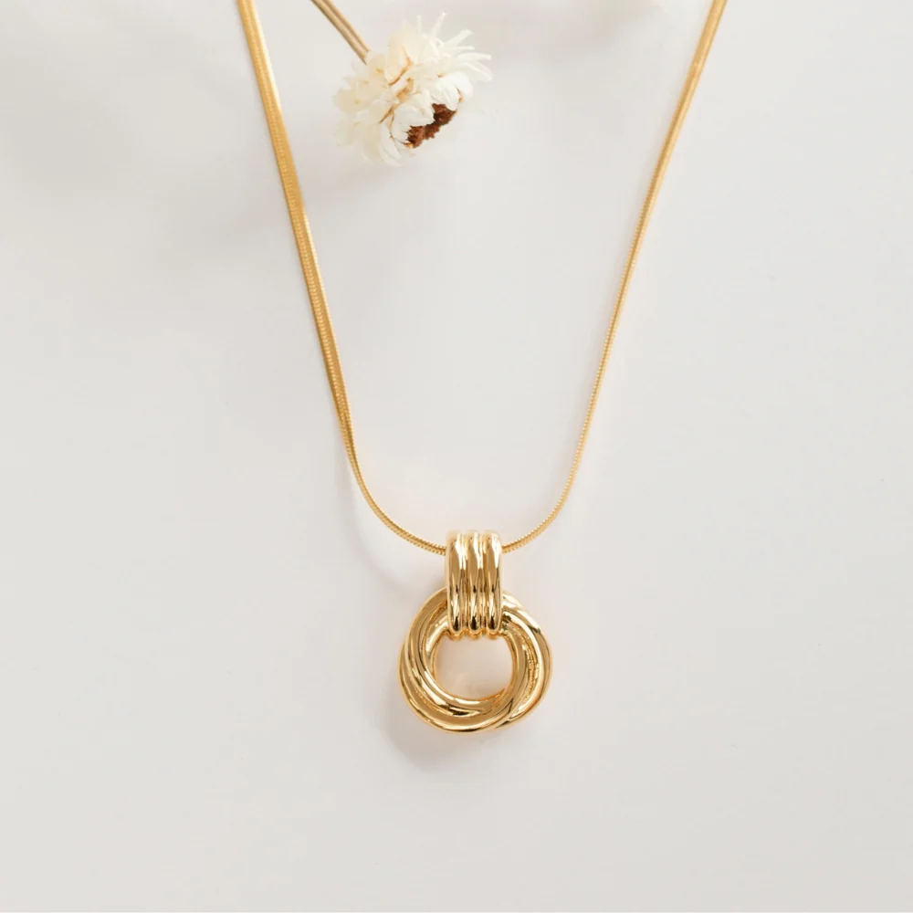 Triple Knot Pendant Necklace - Image 6