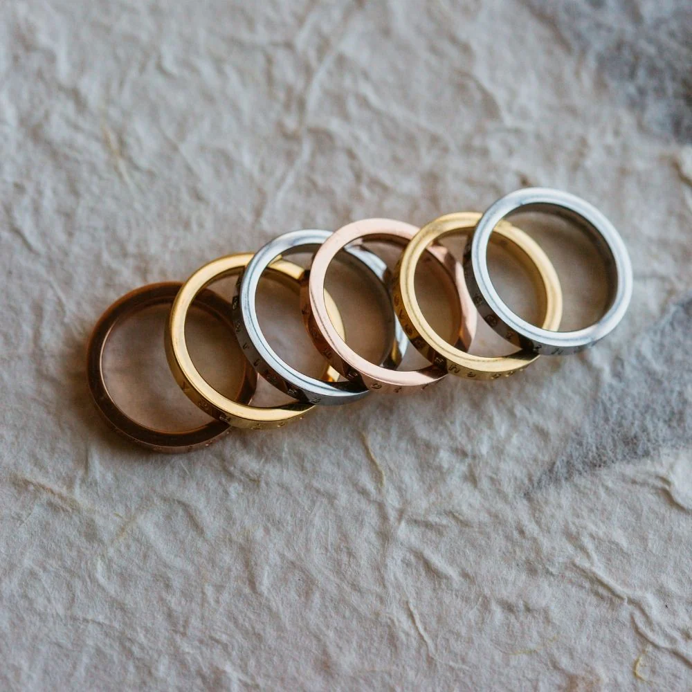 What Goes Around Comes Around (matte) fidget ring necklace - Image 6